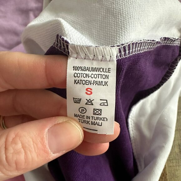 Black Pharaoh Womens Sweat suite set short sleeve top joggers pink purple -S - Picture 8 of 12